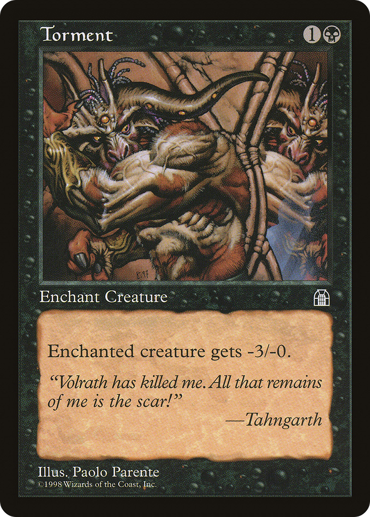 Torment (STH-073) [Stronghold] MTG Single Wizards of the Coast