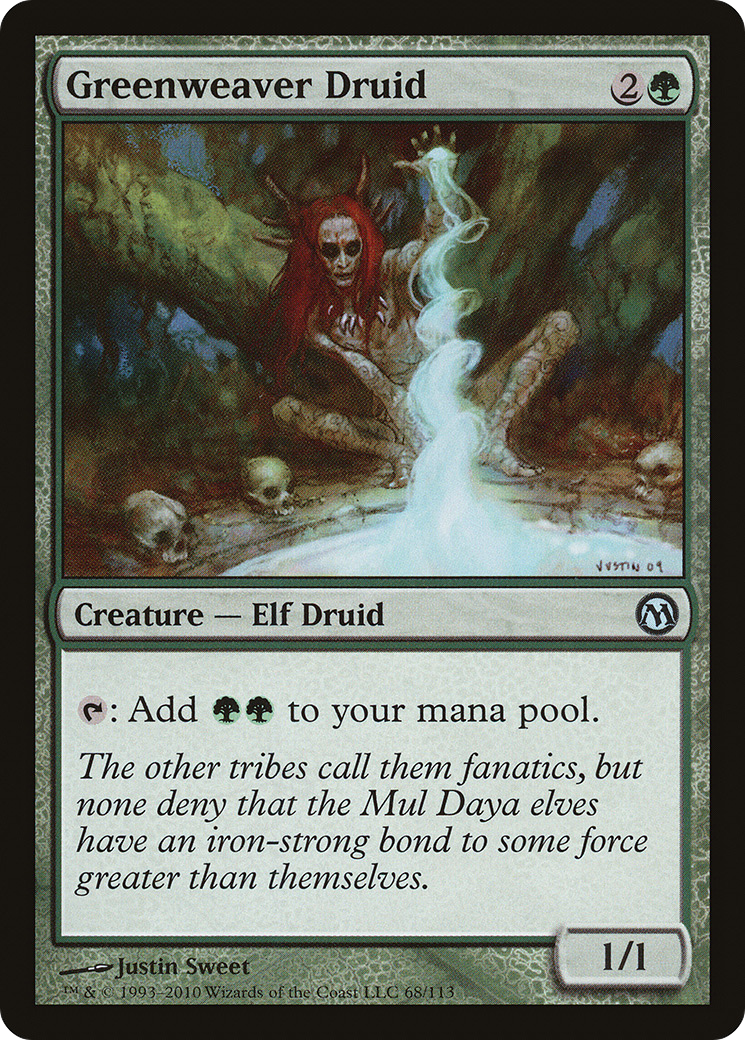 Greenweaver Druid (DPA-068) [Misc] Duels of the Planeswalkers MTG Single Wizards of the Coast