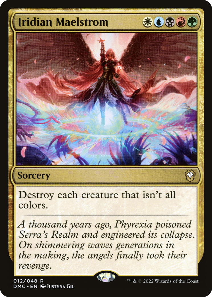 Iridian Maelstrom (DMC-012) [Dominaria United Commander] MTG Single Wizards of the Coast