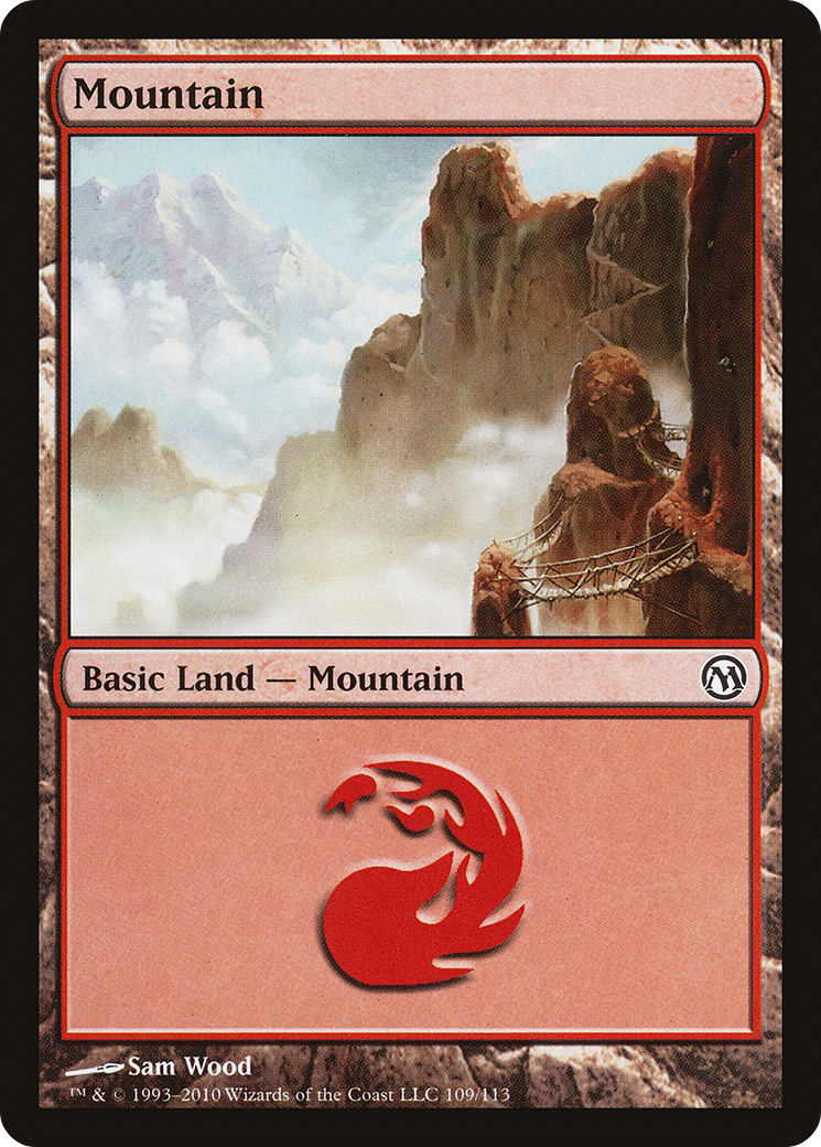 Mountain (109) (DPA-109) [Misc] Duels of the Planeswalkers MTG Single Wizards of the Coast