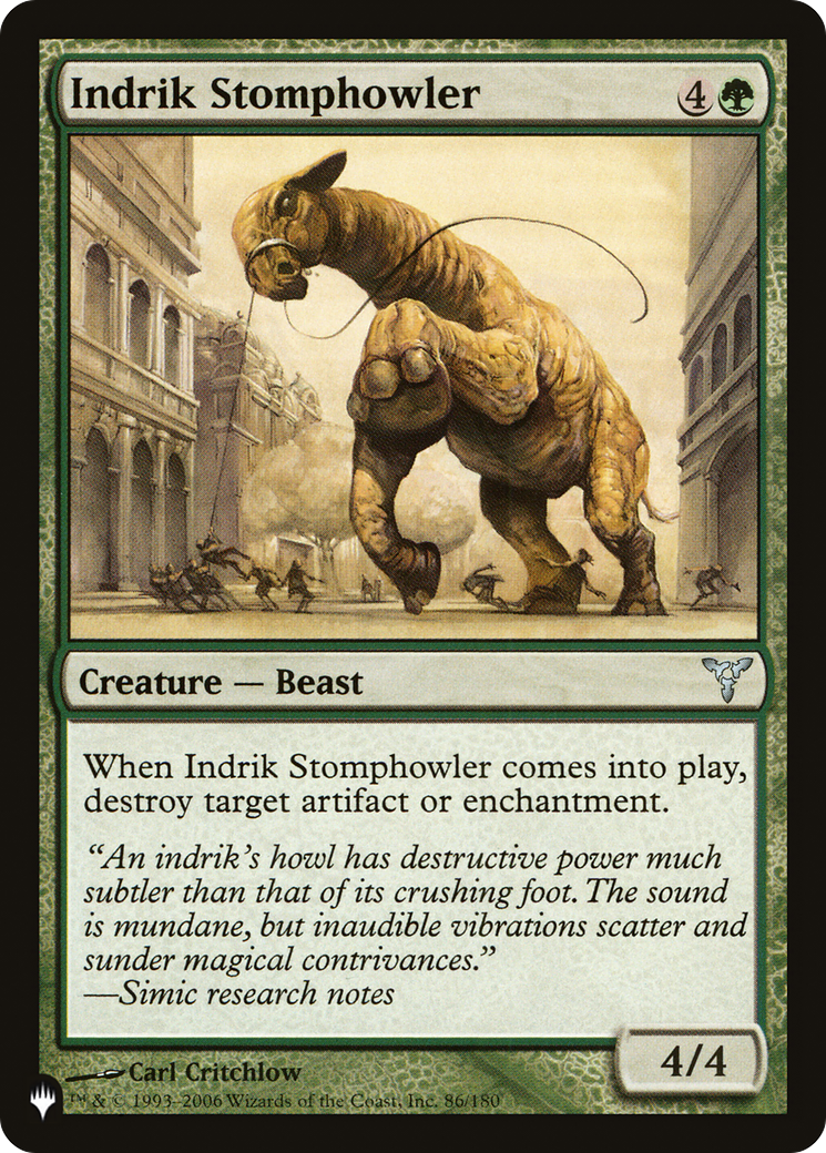 Indrik Stomphowler (LIST-DIS-86) [Mystery Booster] The List MTG Single Wizards of the Coast