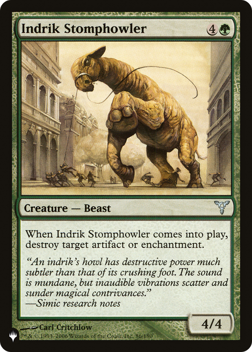 Indrik Stomphowler (LIST-DIS-86) [Mystery Booster] The List MTG Single Wizards of the Coast