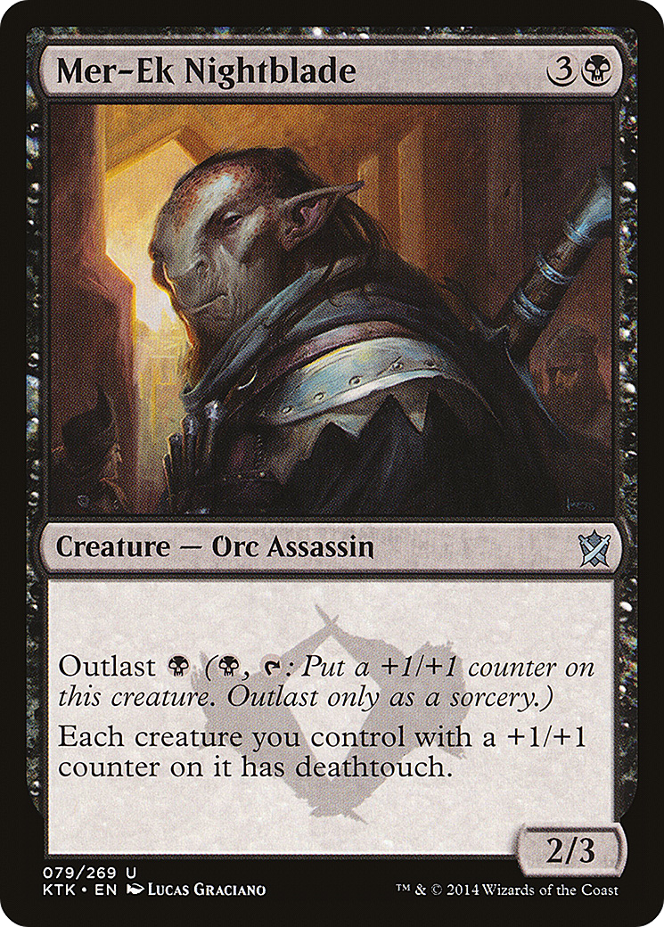 Mer-Ek Nightblade (KTK-079) [Khans of Tarkir] Foil MTG Single Wizards of the Coast