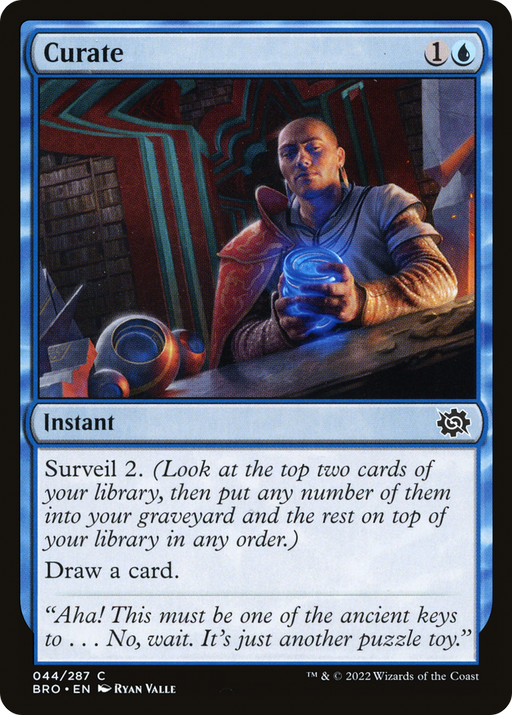 Curate (BRO-044) [The Brothers' War] Foil MTG Single Wizards of the Coast
