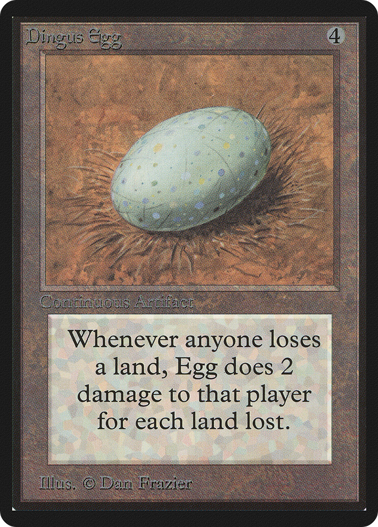 Dingus Egg (LEB-) [Oldschool] Limited Edition Beta MTG Single Wizards of the Coast