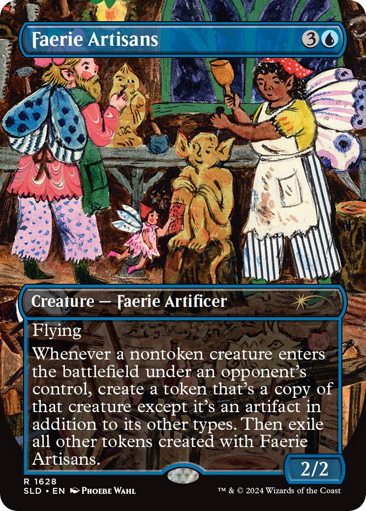 Faerie Artisans (SLD-1628) [Secret Lair] Drop (Borderless) MTG Single Wizards of the Coast