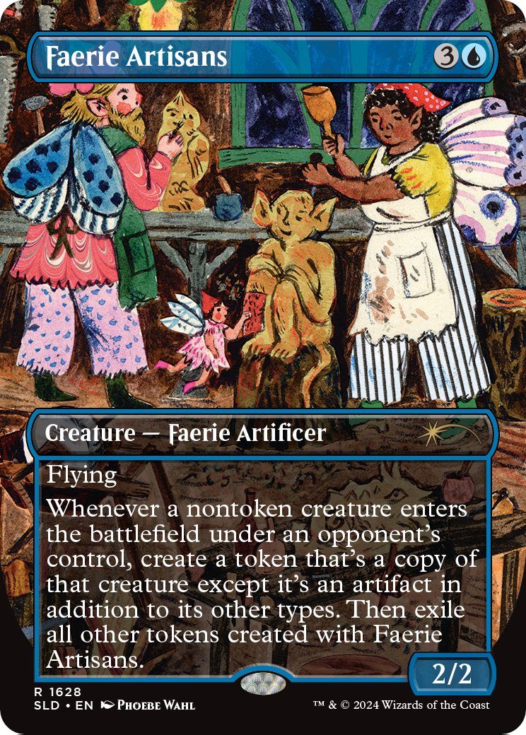 Faerie Artisans (SLD-1628) [Secret Lair] Drop (Borderless) MTG Single Wizards of the Coast