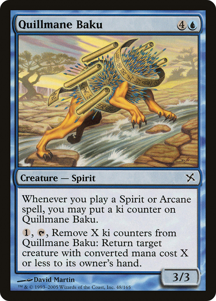 Quillmane Baku (BOK-048) [Betrayers of Kamigawa] Foil MTG Single Wizards of the Coast