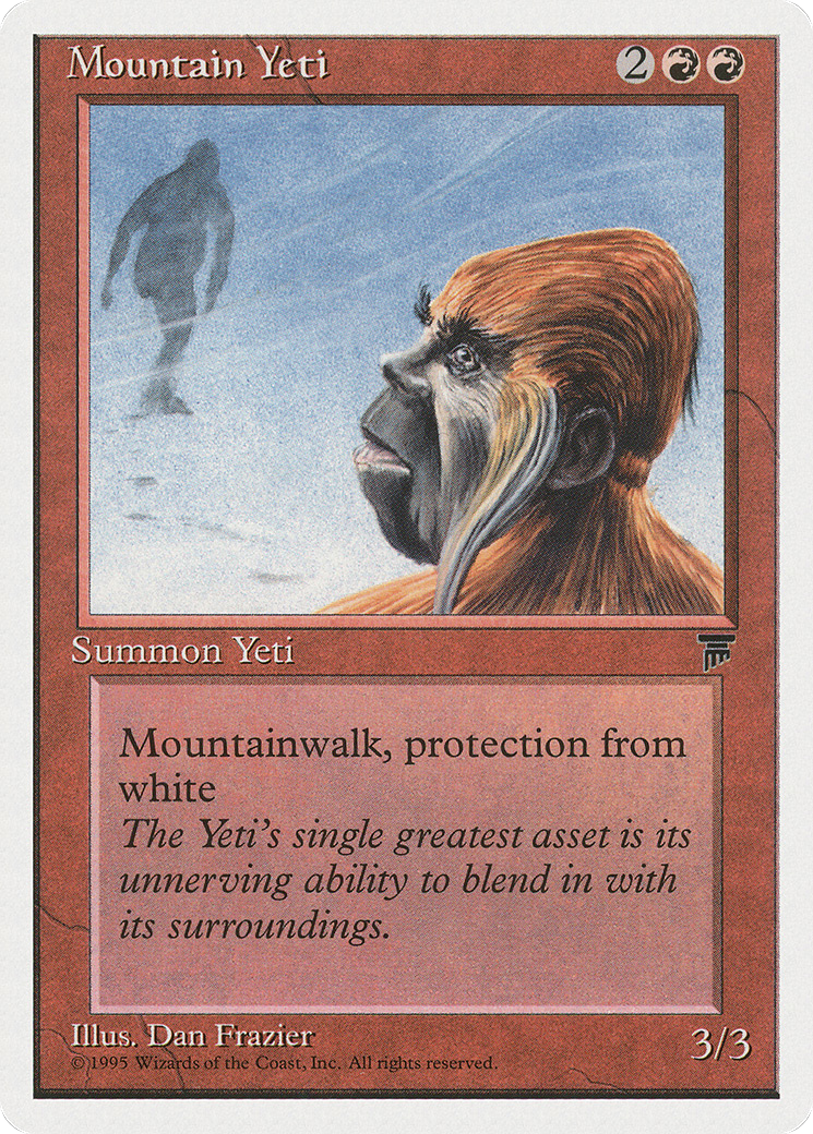 Mountain Yeti (CHR-053) [Chronicles] MTG Single Wizards of the Coast