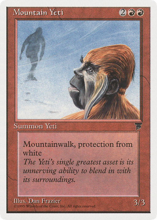 Mountain Yeti (CHR-053) [Chronicles] MTG Single Wizards of the Coast