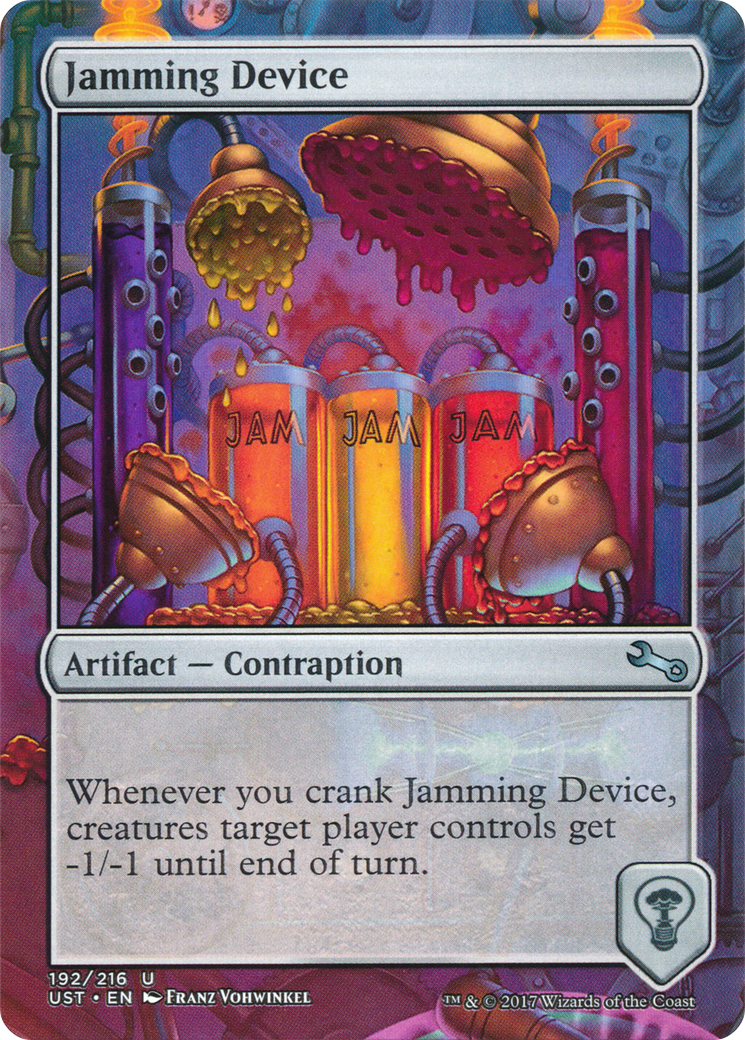 Jamming Device (UST-192) [Unstable] (Borderless) Foil MTG Single Wizards of the Coast