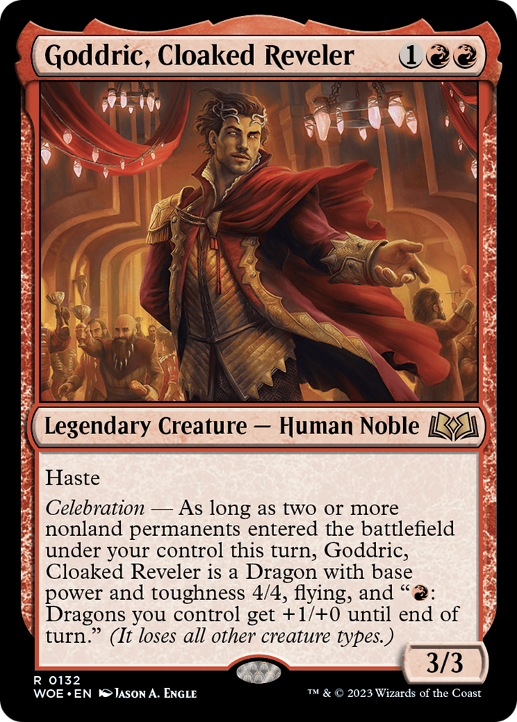 Goddric, Cloaked Reveler (WOE-132) [Wilds of Eldraine] MTG Single Wizards of the Coast