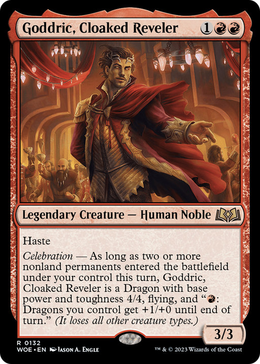 Goddric, Cloaked Reveler (WOE-132) [Wilds of Eldraine] MTG Single Wizards of the Coast