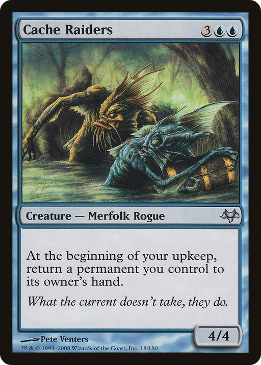 Cache Raiders (EVE-018) [Eventide] MTG Single Wizards of the Coast
