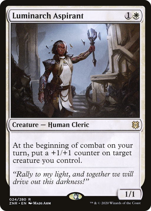 Luminarch Aspirant (ZNR-024) [Zendikar Rising] MTG Single Wizards of the Coast