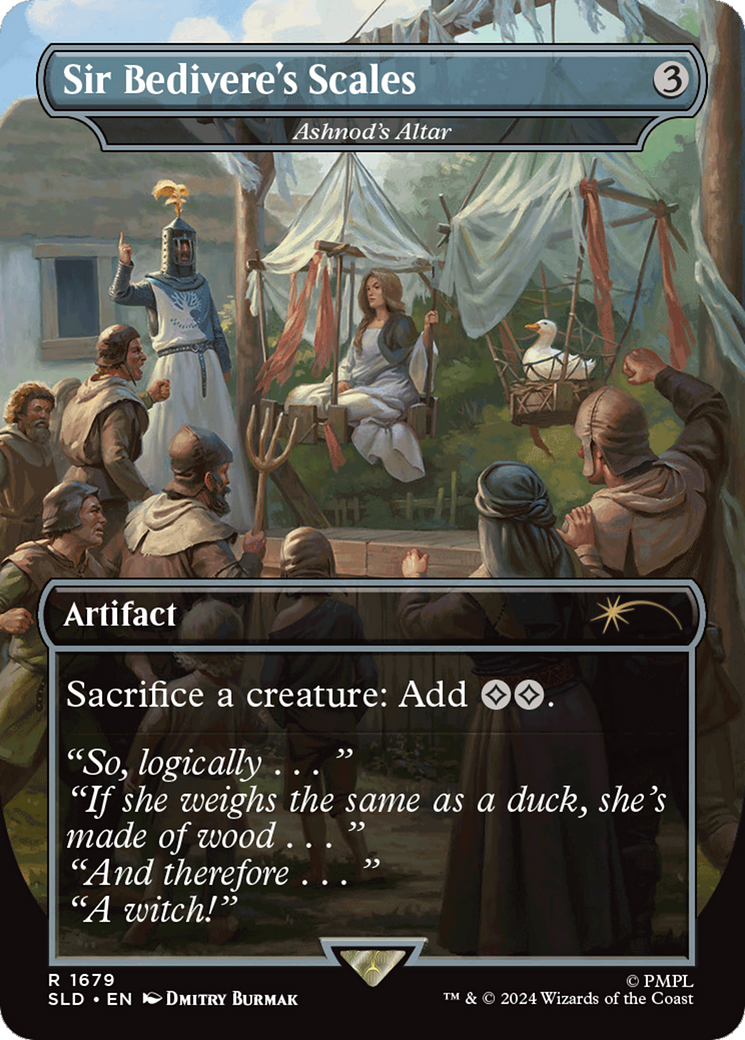 Sir Bedivere's Scales - Ashnod's Altar (SLD-1679) [Secret Lair] Drop (Borderless) MTG Single Wizards of the Coast