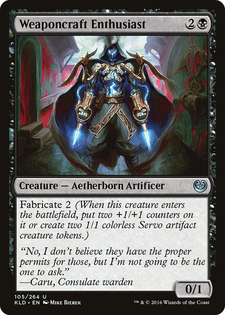 Weaponcraft Enthusiast (KLD-105) [Kaladesh] MTG Single Wizards of the Coast
