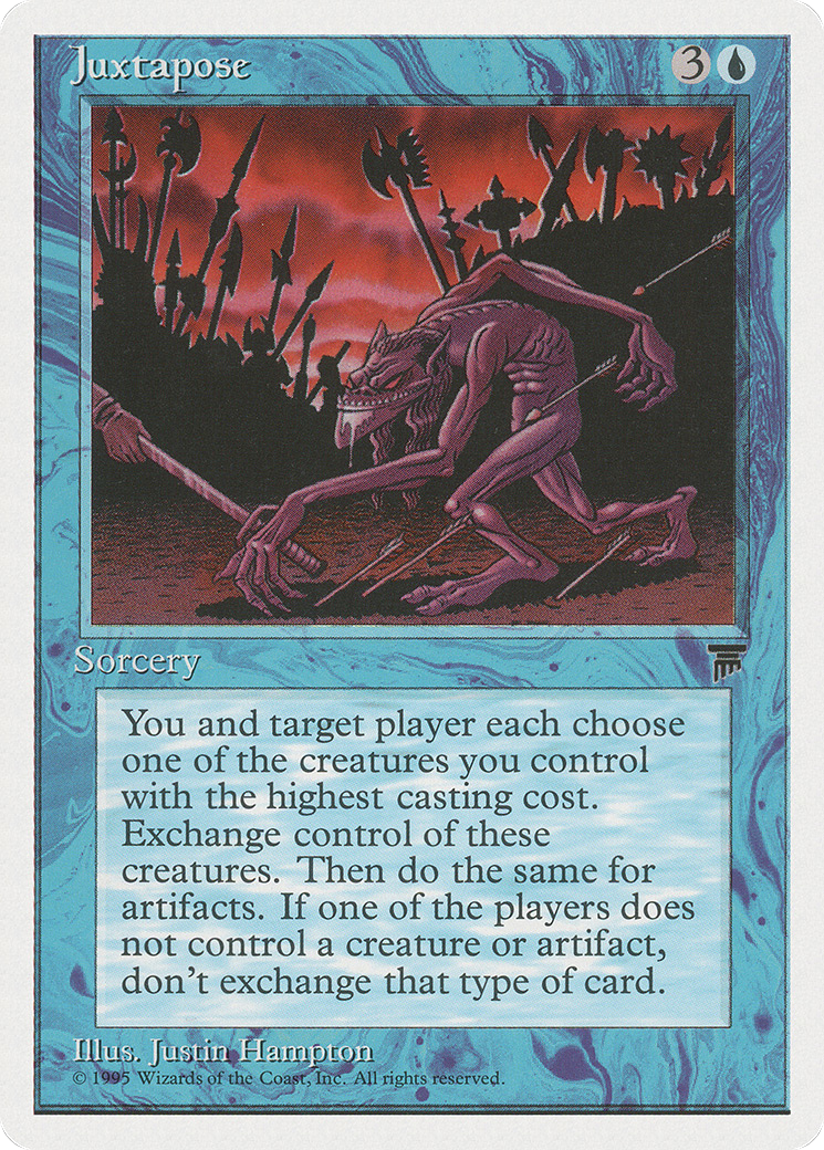 Juxtapose (CHR-022) [Chronicles] MTG Single Wizards of the Coast