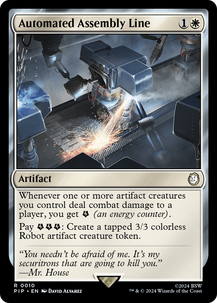 Automated Assembly Line (PIP-010) [Fallout] Foil MTG Single Wizards of the Coast