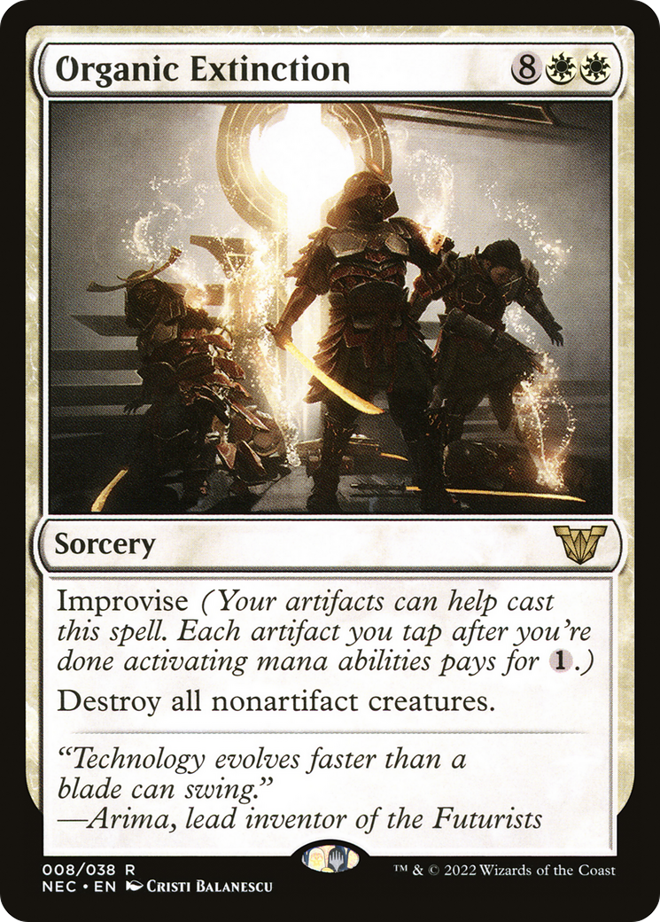 Organic Extinction (NEC-008) [Neon Dynasty Commander] MTG Single Wizards of the Coast
