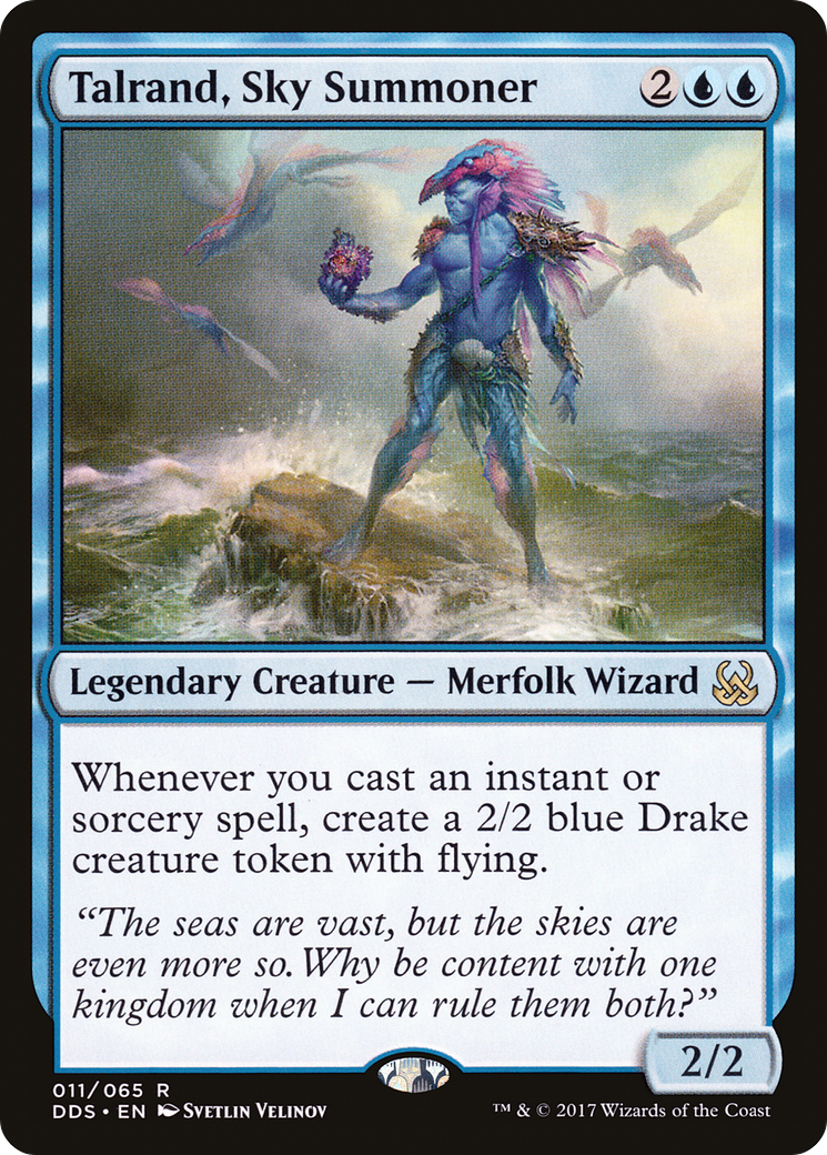 Talrand, Sky Summoner (DDS-011) [Misc] Duel Decks: Mind vs. Might MTG Single Wizards of the Coast