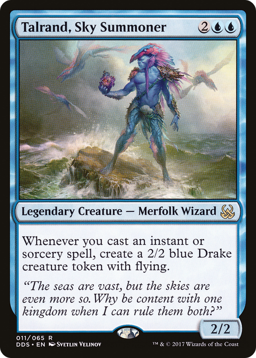 Talrand, Sky Summoner (DDS-011) [Misc] Duel Decks: Mind vs. Might MTG Single Wizards of the Coast
