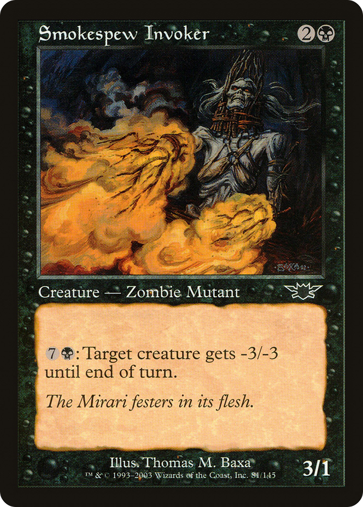 Smokespew Invoker (LGN-081) [Legions] Foil MTG Single Wizards of the Coast