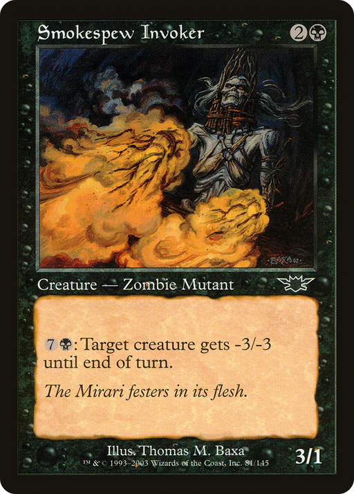 Smokespew Invoker (LGN-081) [Legions] MTG Single Wizards of the Coast