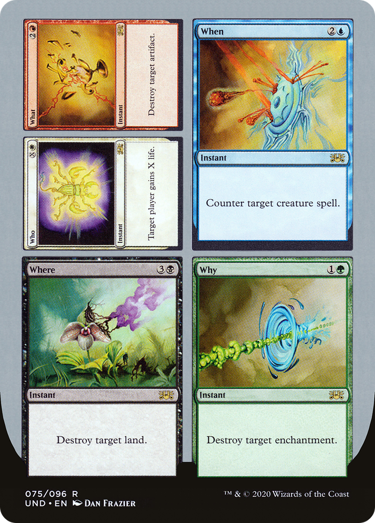 Who // What // When // Where // Why (UND-075) [Unsanctioned] MTG Single Wizards of the Coast