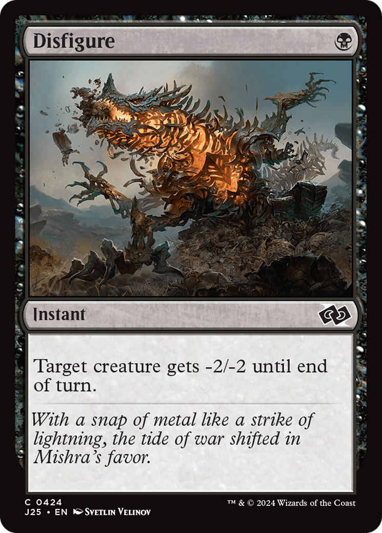 Disfigure (J25-424) [Foundations Jumpstart] MTG Single Wizards of the Coast