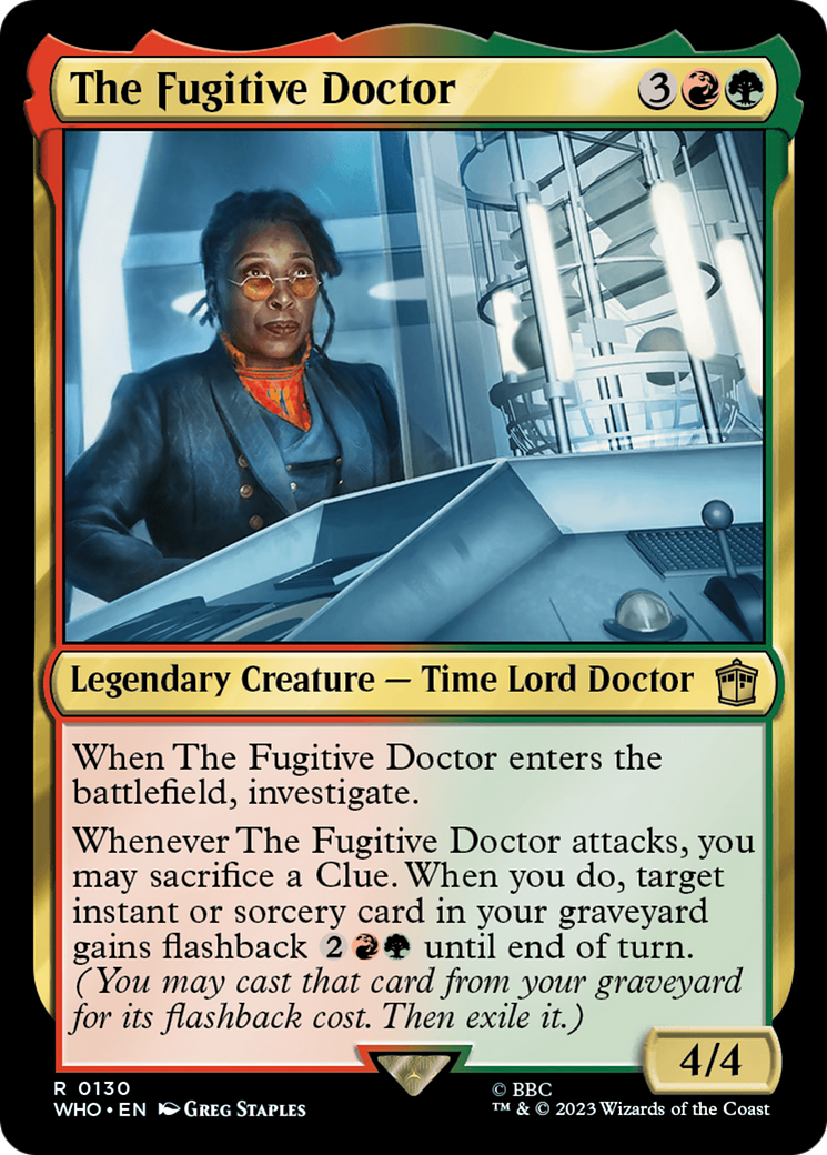 The Fugitive Doctor (WHO-130) [Doctor Who] MTG Single Wizards of the Coast