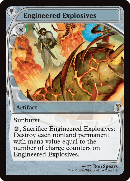 Engineered Explosives (Future Sight) (MB2-218) [Mystery Booster] Mystery Booster 2 Foil MTG Single Wizards of the Coast