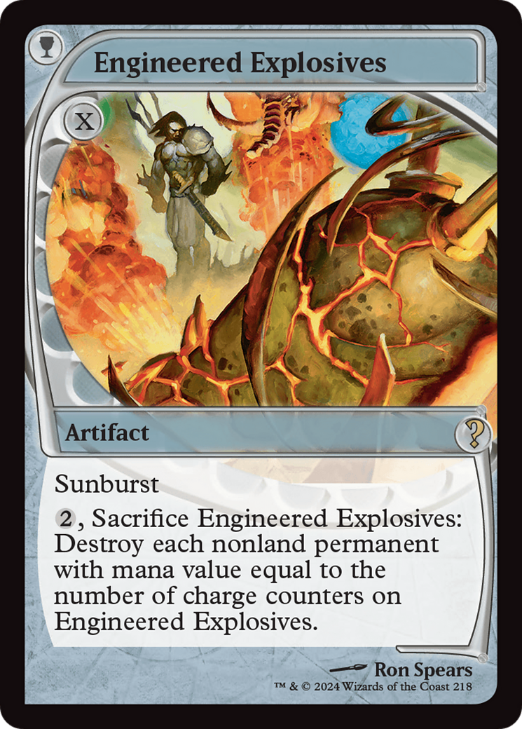 Engineered Explosives (Future Sight) (MB2-218) [Mystery Booster] Mystery Booster 2 MTG Single Wizards of the Coast