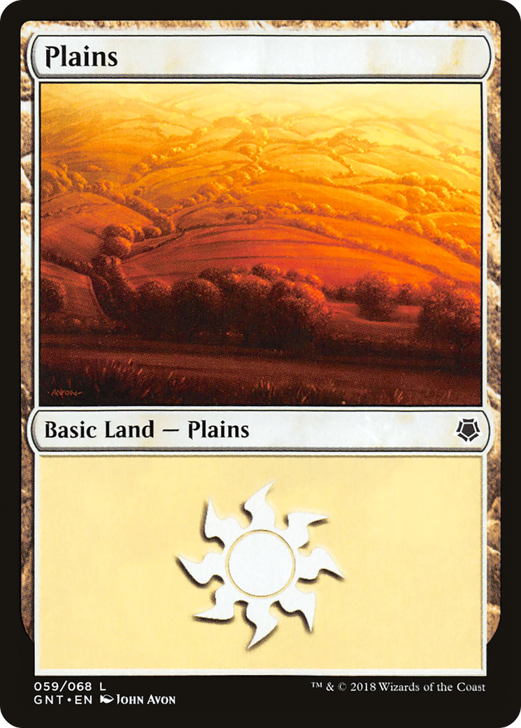Plains (59) (GNT-059) [Misc] Game Night MTG Single Wizards of the Coast