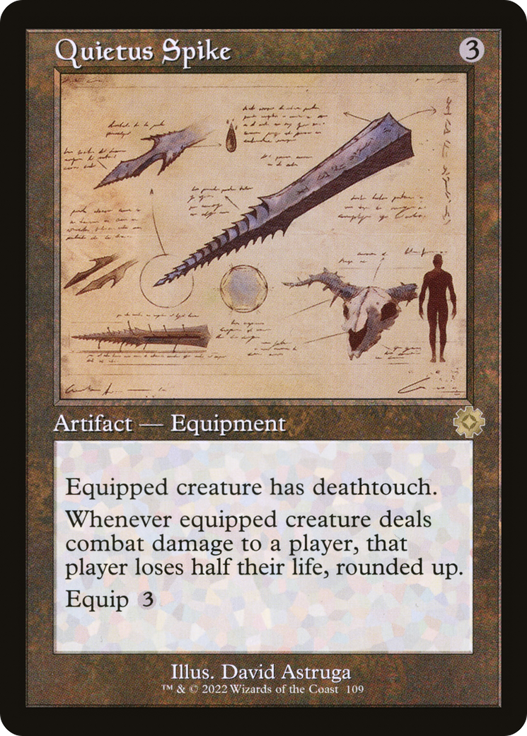 Quietus Spike (BRR-109) [The Brothers' War Retro Artifacts] Foil MTG Single Wizards of the Coast