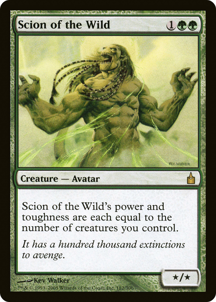 Scion of the Wild (RAV-182) [Ravnica: City of Guilds] Foil MTG Single Wizards of the Coast
