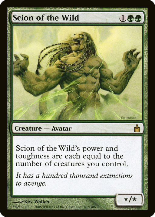 Scion of the Wild (RAV-182) [Ravnica: City of Guilds] MTG Single Wizards of the Coast