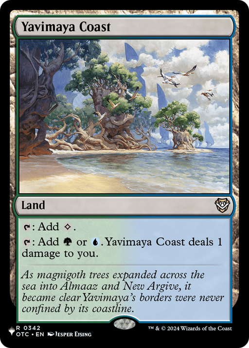 Yavimaya Coast (OTC) (LIST-342) [Mystery Booster] The List Reprints MTG Single Wizards of the Coast