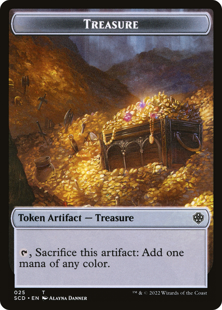 Treasure (TSCD-025) [Tokens] Starter Commander Deck Tokens MTG Single Wizards of the Coast
