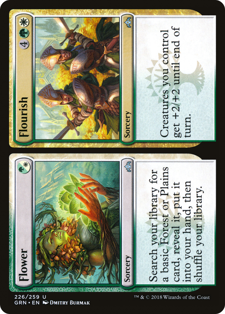 Flower // Flourish (GRN-226) [Guilds of Ravnica] Foil MTG Single Wizards of the Coast