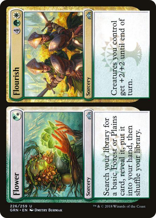 Flower // Flourish (GRN-226) [Guilds of Ravnica] Foil MTG Single Wizards of the Coast