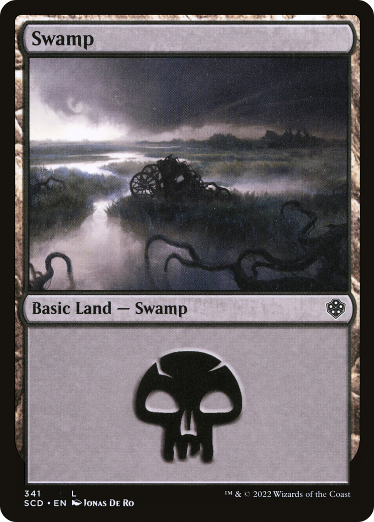 Swamp (341) (SCD-341) [Starter Commander Decks] MTG Single Wizards of the Coast