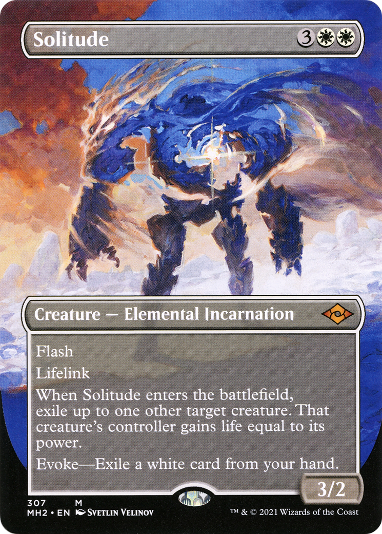 Solitude (MH2-307) [Modern Horizons 2] (Borderless) MTG Single Modern Horizons 2