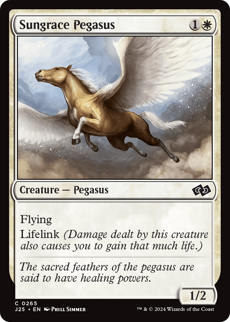 Sungrace Pegasus (J25-265) [Foundations Jumpstart] MTG Single Wizards of the Coast