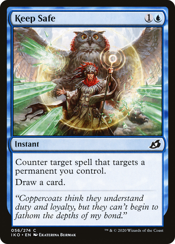 Keep Safe (IKO-056) [Ikoria: Lair of Behemoths] Foil MTG Single Wizards of the Coast