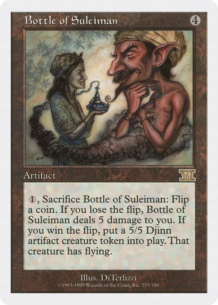 Bottle of Suleiman (6ED-275) [Classic Sixth Edition] MTG Single Wizards of the Coast