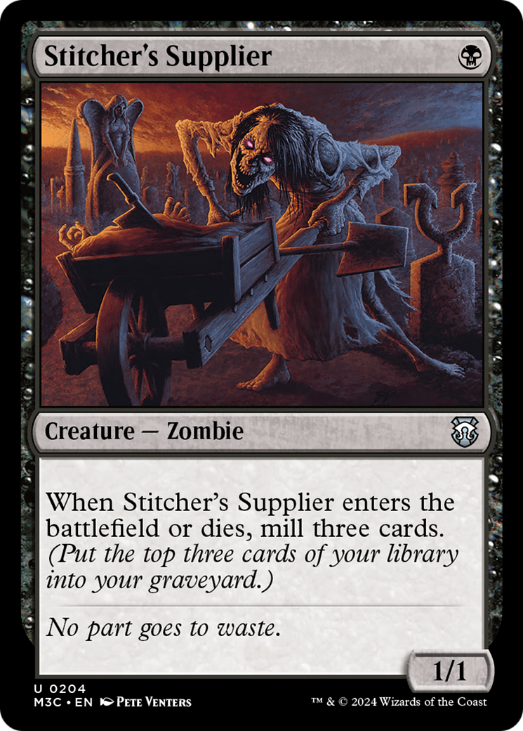 Stitcher's Supplier (M3C-204) [Modern Horizons 3 Commander] MTG Single Wizards of the Coast