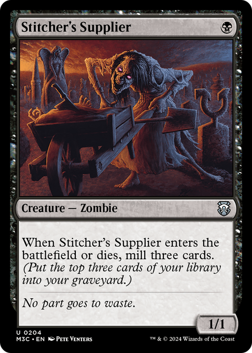 Stitcher's Supplier (M3C-204) [Modern Horizons 3 Commander] MTG Single Wizards of the Coast