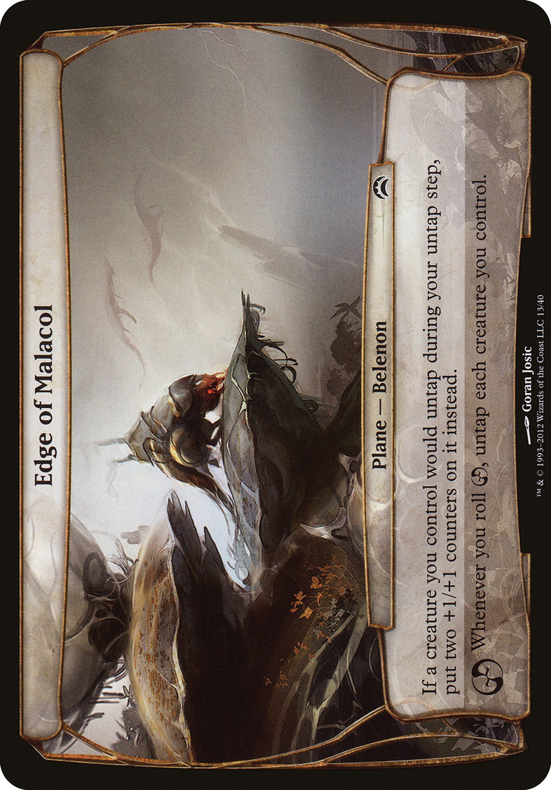 Edge of Malacol (Planechase 2012) (OVER-013) [Oversized] Planechase 2012 Planes MTG Single Wizards of the Coast