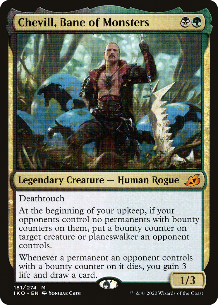 Chevill, Bane of Monsters (IKO-181) [Ikoria: Lair of Behemoths] Foil MTG Single Wizards of the Coast